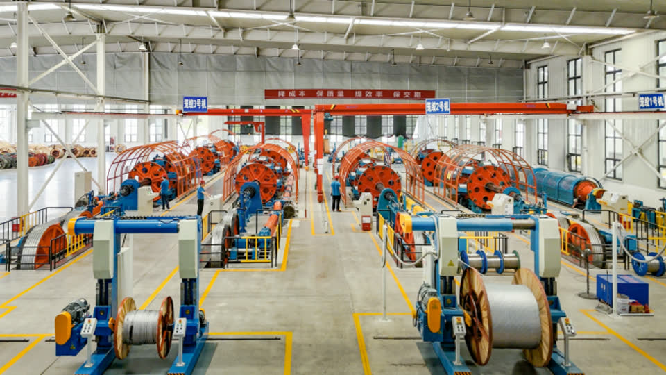 OPGW stranding — Ebocom production line