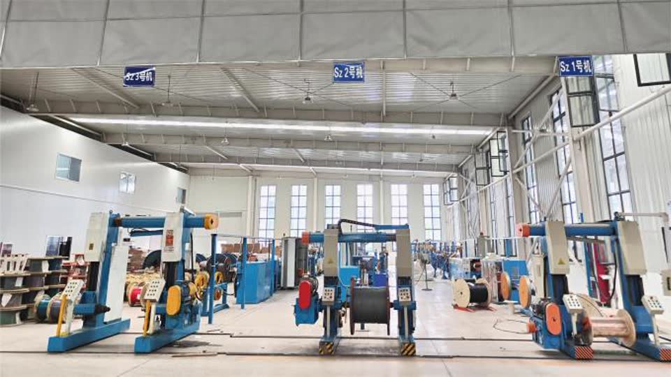 S/Z cable core stranding — Ebocom production line