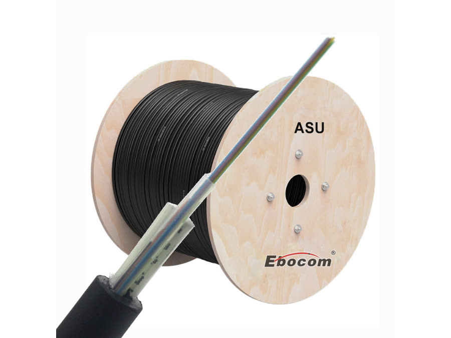 ASU Cable Single Mode G652D 80m Span 12 Core Fiber Optic Cable