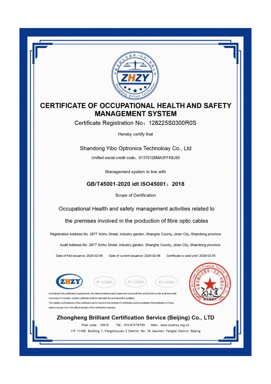 ISO 45001:2018 Occupational Health & Safety