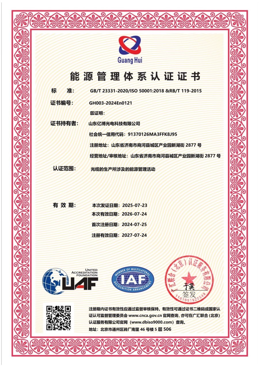 ISO 50001:2018 Energy Management System
