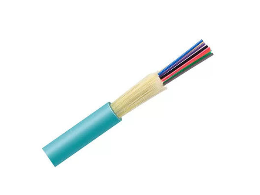 Indoor GJFJV Fiber Optic Cable 0.9mm Tight Buffer Fiber Cable With Aramid Yarn